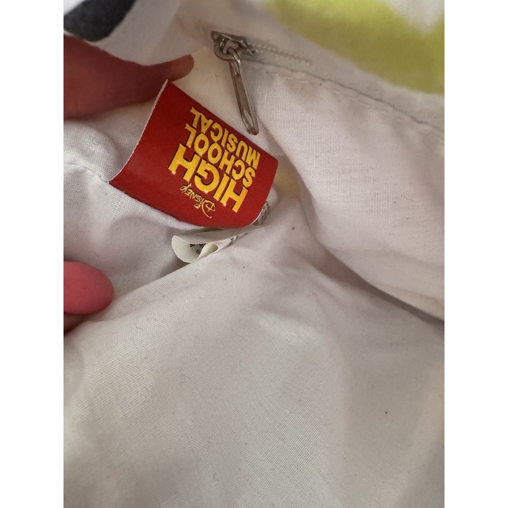 Disney High School Musical Heart Print Canvas Tote Purse Bag Y2K Movie Cast Rare - Picture 5 of 6